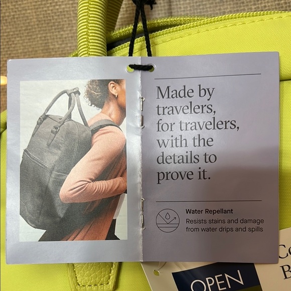 Signature 16" Commuter Backpack - Open Story™ Lime Green Commuter Backpack NWT - Picture 11 of 12